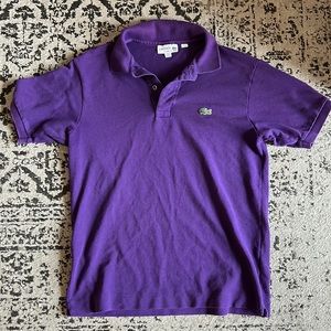 Lacoste Classic Fit Purple Polo